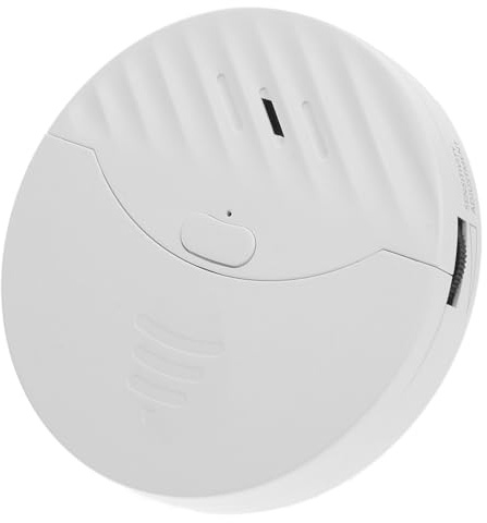 NUOBESTY Kabelloser Tür- und Fensteralarm mit Vibrationssensor 130db Signalton Kunststoffgehäuse Weiß für Zuhause und Geschäftsschutz
