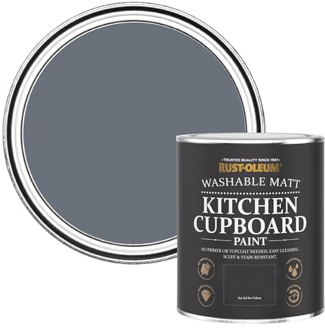 Rust-Oleum Kitchen Wood, Cupboard and Cabinet Paint in Matt Finish - Seascape 750ml