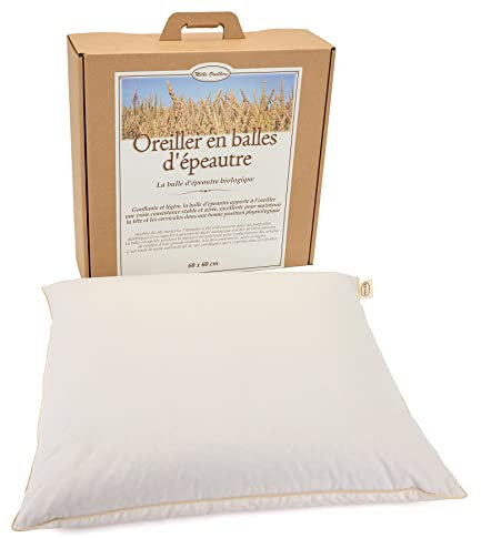 Organic Spelt Pillow (Pillow Size: 60 x 60 cm)