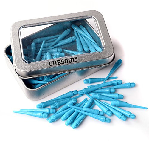 CUESOUL 2BA Soft Tip Dart Points 100-Count (CSSTP005 - Blue)