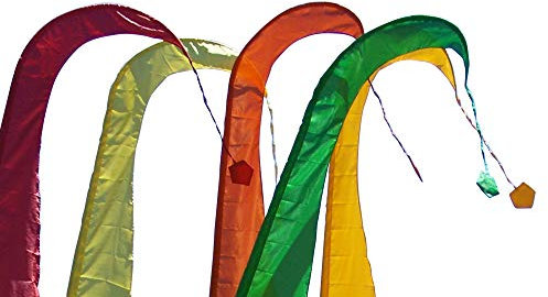 DEKOVALENZ - Rundbogen-Aufsatz KB100 für den GEBOGENEN Aufzug der Balifahne, Menge/Inhalt:3er-Pack