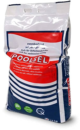 Zoutman POOLSEL Salz für Salzwasser-System - NEU jetzt auch mit 15 kg Salz für Schwimmbäder für die Chlorherstellung durch Salzelektrolyse