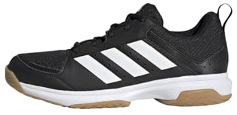 adidas Damen Ligra 7 Indoor Shoes, Core Black/Cloud White/Core Black, 38 2/3 EU
