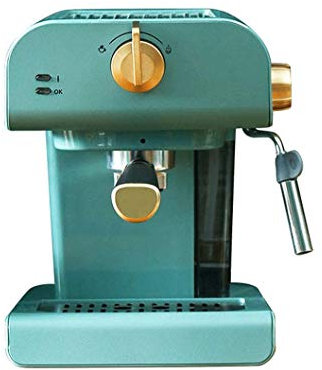 SMSOM Cafetera, Solo sirven café del Goteo Brewer, Compatible con el K-Cup vainas y molido, Máquina Semi-automática de café con Vapor Espuma de Leche Stick, Negro