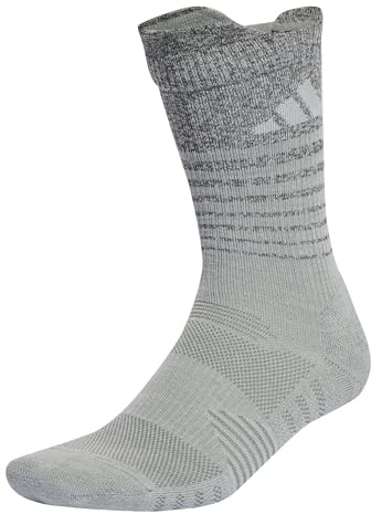 adidas Unisex COLD.RDY XCity Reflective Running Socks, Wonder Silver / Reflective Silver / Wonder Silver, 42-45