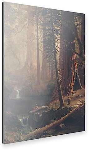 artboxONE Alu-Print 150x100 cm Riesige Mammutbäume-Kalifornien von Künstler Mango Art
