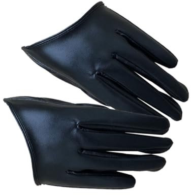 GALPADA 1 Paar Tanzhandschuhe halloween kostüm halloween costume Kostümhandschuhe, Banketthandschuhe Half Palm Handschuhe Damen Herren Unisex Handschuhe mit halber Handfläche voller Finger