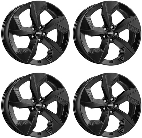 4x Dezent Felgen Alufelgen AO black 7.5Jx19 ET50 5x112 kompatibel mit Skoda Octavia Karoq Octavia