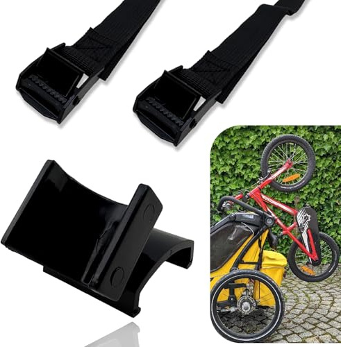 Laufrad Fahrrad Halterung Fahrradträger für Thule Chariot ab 2017-2023 Sport, Cross, Cab, Lite 16 bis 18 Zoll max. 15 kg (Fahrradträger 16-18)
