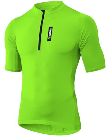 MEETWEE Herren Radtrikot Kurze/Langarm Radtrikots für Herren, Fahrradbekleidung Herren, T-Shirts für Radfahrer, Atmungsaktives Radtrikot, Schnell trocknendes Fahrradtrikot, Rennrad-Trikot