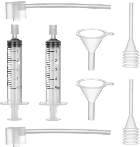 Kifmurase 8 Pcs Clear Perfume Refill Tools, Perfume Dispenser Transfer Tool Sets with Plastic Refill Pump Funnel Soft Dropper Small Syringes for Kits for Small Refillable Atomizer Bottle | 8 Pcs, with Plastic Refill Pump Funnel, Soft Dropper, Small Syringes, for Tools Kits, for Small Refillable Perfume Bottle