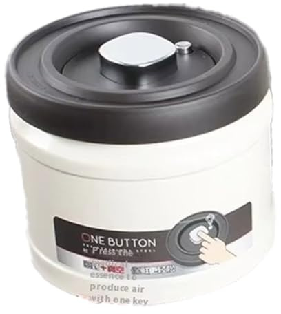 Luobannm Tanque Sellado Al Vacío para Granos de Café, 1100 Ml, de Acero Inoxidable, para Conservar la Frescura en la Cocina. Latas Herméticas.