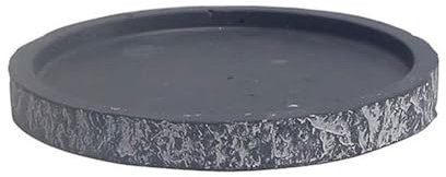 Sottovaso per piante Sottovasi for piante in finta pietra for interni ed esterni, vaschetta raccogli gocce in cemento for vasi da fiori for giardinaggio domestico Contenitore per vasi di fiori(Piccolo