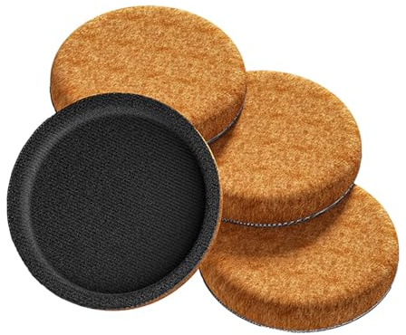 4 almohadillas deslizantes de fieltro para muebles, resistentes para mesa, sofá, patas de sofá, almohadillas protectoras de suelo para muebles de madera dura, muebles gruesos