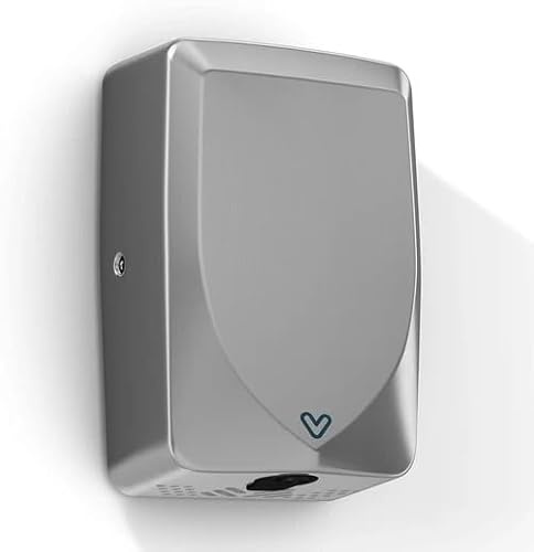 Hydra 9 Automatic Hand Dryer: Handsfree Low Energy Low Noise 750W Electrical Hand Dryers for Toilets Bathrooms Washrooms and Commercial Use: 12 Second Dry Time Covered with Stainless Steel (Satin)