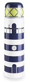 IBILI - Termo Para Líquidos Lighthouse 500 Ml, Acero Inoxidable 18/10, Doble pared