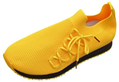 Generisch Damen Sportschuhe Fußhockel Halb Unterstützung Casual Schuhe Mutter Fahrschuhe Mesh Sneakers Absatz Weniger Gehschuhe Paket Kopf