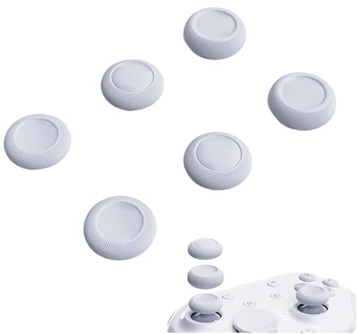 Qutalmi Palillos para el pulgar - Reemplazo antideslizante y repelente de la suciedad | 6 unidades de tapas de joystick con cobertura completa, para hombres torneos de deportes electrónicos en casa y
