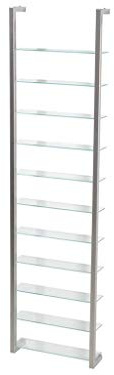 Spinder Design CD Wandregal Cubic Nickel 418 CD´s
