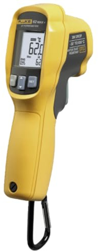 Fluke 62 MAX+ Infrared Thermometer (Dual Laser) with Optional Calibration