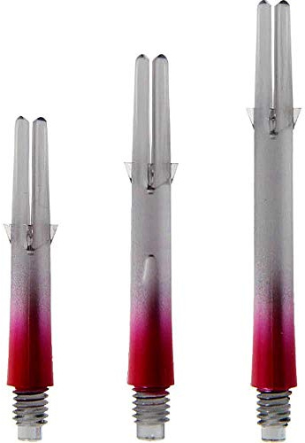 L-style L-Shaft Straight Milky-White Two-Tone 190-260 - 330 von Thor-Sports orange - pink - blau - lila - rot - grün/Made in Japan/zweifarbige Dart Schäfte 2-Tone milchig Weiss