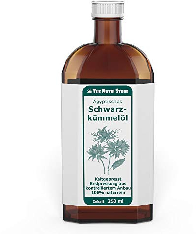 Schwarzkümmelöl 100% Ägyptisch kaltgepresst 250 ml - Erstpressung 100% naturrein