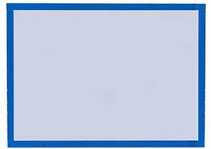 Bi-Office Dokumentenhalter - DIN A3 - Blau, magnetisch - 5 stücke
