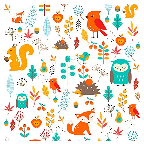murando Papel Pintado autoadhesivo 10m Fotomurales Decoración de Pared Murales Pegatina decorativos adhesivos 3d panel moderna de Diseno Fotográfico Bosque Para niños e-B-0001-j-a