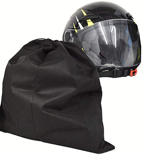 Duckbill Helmtasche für Motorrad, Ski, atmungsaktiv, Größe L, Schwarz