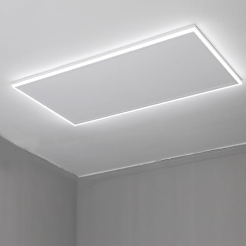 Riscaldamento a infrarossi con termostato, 700 W, illuminazione a LED, luce bianca fredda, bianco caldo, luminosità regolabile, riscaldamento a infrarossi, pannello riscaldante