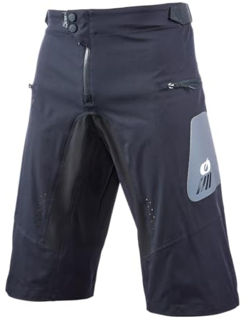 O'NEAL | Kurze Fahrrad-Hose | MTB Mountainbike DH Downhill FR Freeride | Strapazierfähiges Mesh-Material, Stretcheinsätze | Element FR Shorts Hybrid V.22 | Erwachsene | Schwarz Grau | Größe 34/50