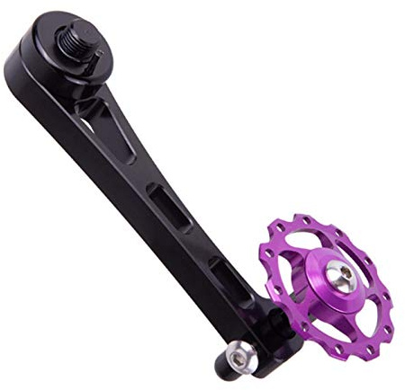 1 Tensor de Cadena de Bicicleta, Protector de Bicicleta de guía de Cadena de Bicicleta, convertidor de Ajuste de Velocidad de Bicicleta para Bicicleta de Carreras