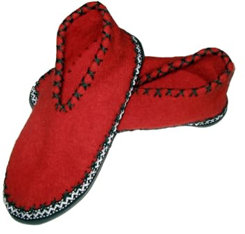 Plakolm Casa y zapato de cabaña, rojo, 40 EU