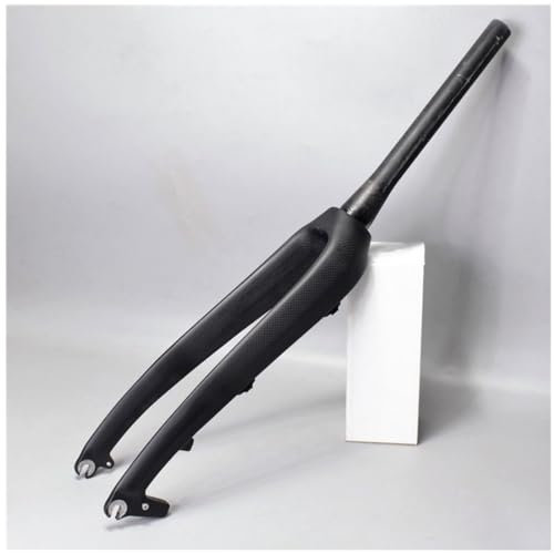HIMALO 700c Rennrad Starrgabel 1-1/2 Verjüngt Carbon-Gabel Scheibenbremse Vorderradgabel QR 9 * 100mm