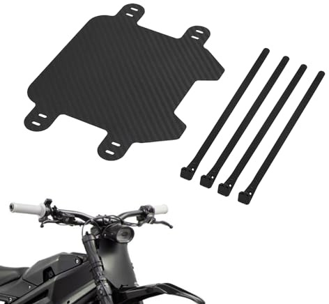 Carbon Fibre Number Plate Frame,Motorcycle Front Number Plate for Talaria Sting Electric Dirt Bike