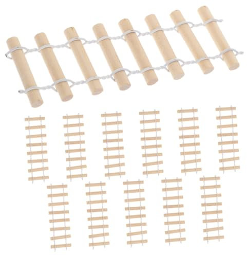 VINTORKY 12stücke Mini Zaun Für Garten Teiliges Aus Flexiblem Holz Miniaturzaun Für Landschaftsdekoration Für Feengärten Puppenhäuser Miniaturszenen