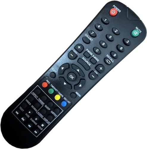 Nouvelle Télécommande Applicable à TV Schaub Lorenz LD215-FHDVERT LD215-H13FHB LD215-240FDDBU LD215-240FDDWU LD24-K12HDB LD24-M20FHW LD215-905FHDW LD215-905FHW