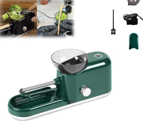 The Za Machine - 2024 New TheZaMachine,The Za Roller,Za Rolling Machine,Electric Cigarette Rolling Machine,Automatic Portable Herb Grinder 8mm Tube,Automatic Cigarette Rolling Machine For Home (Green)