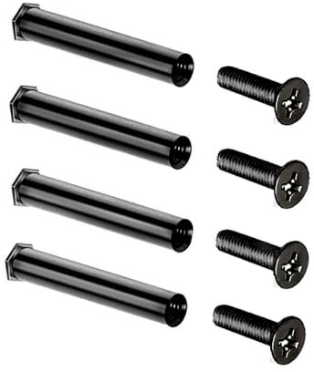 LARUISEE 4pc Fixing Fan Screws For 25mm Thickness Computer Cooling Fan PC Case Cooling Fan Mounting Screw Double Locking Metal Screws