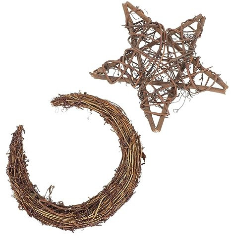 Alipis 2stücke Rattan Natürliche Rattan Für Tür Und Wanddekoration Rustikale Und Wreaths Für Hochzeiten Partys Und Weihnachtsfeiern
