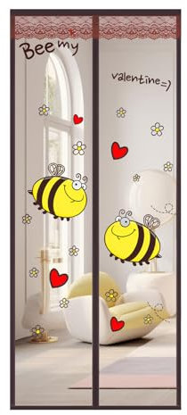 Zanzariera Magnetica Porta Balcone 90x210 – Chiusura Automatica, Anti Zanzare, Facile da Installare, per Bambini e Animali Domestici, Tenda Rete con Calamita