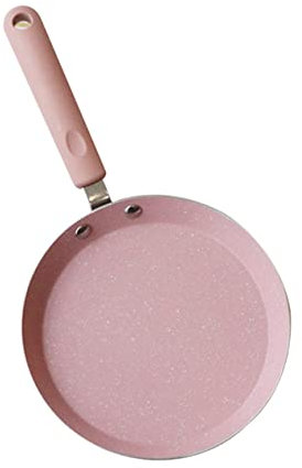 CONGARTENO Poêle Antiadhésive Aluminium Pratique Pour Crêpes Et Omelettes Ustensile De Cuisine Pour Maison Et Restaurant Rose