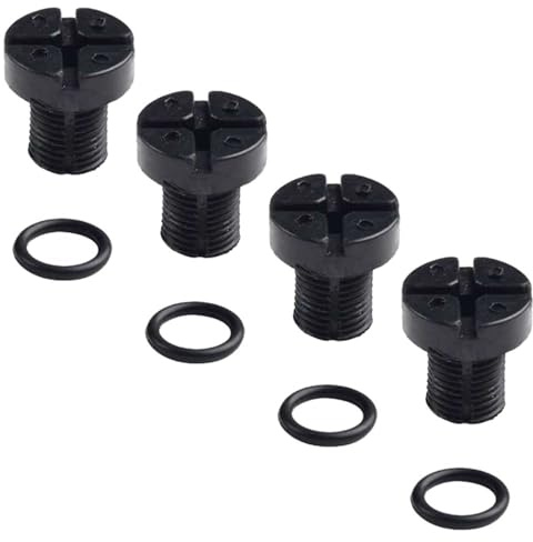 Generic 4 Pcs Bleeder Screw for Radiator Air Overflow System