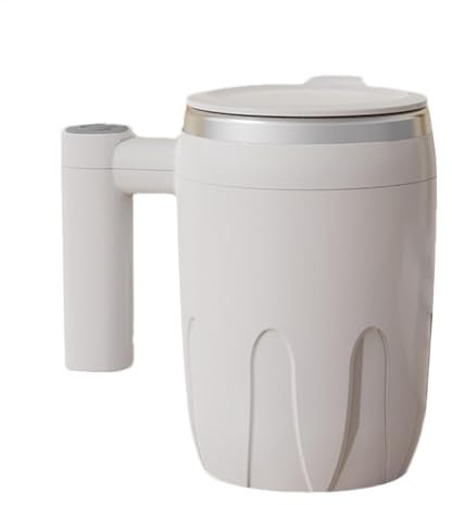 Electric Mixing Cup, 400ml Stainless Steel Insulated Mixing Cup, Travel Tumbler Mug for Coffee, Chocolate, Milk, Tea for Home, Kitchen, Traveling, 5.51x3.54x5.43 in