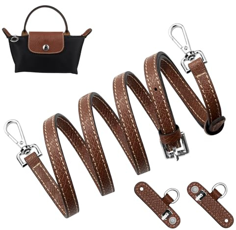 SOPROM Schultergurt für Longchamp Tasche Damen,Schultergurt für Taschen Leder Longchamp,Longchamp replacement strap kit