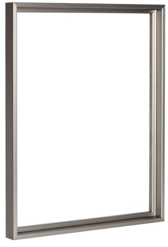 Bildershop-24 Schattenfugenrahmen Lamia 140x200cm Edelstahl Selbstmontage Bausatz DIY