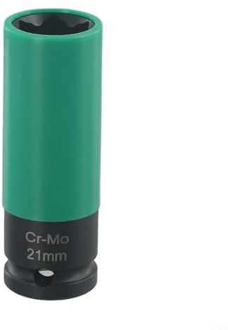 Chiave a bussola da 17 mm e 21 mm per rimozione dadi di bloccaggio ruote con strumento di azionamento da 1/2 per Mercedes per Benz serie S, presa in metallo progettata per evitare danni ai dadi delle