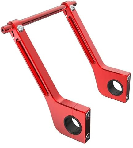 QGMKMVZZBK Porta Cellulare GPS Per Ducati Per Desert X Per DesertX 2022 2023 2024 Supporto Per Targa GPS Per Navigazione Moto Telefono(Rosso)