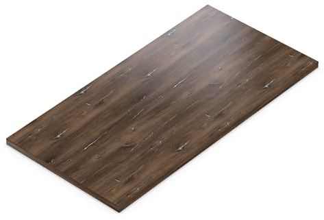 AUPROTEC Tischplatte 19mm Eiche Bijoux 120x60 cm I Spanplatte mit 1mm ABS Kante & PU-Verleimung I melaminharzbeschichtet I elegant & wasserabweisend