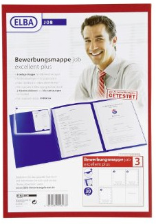 Elba 36410BX Bewerbungsmappe job execellent für DIN A4 bordeaux Karton 320 g/m²